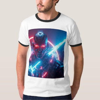 Camiseta Cinemática 3D Futurística - S Legendário