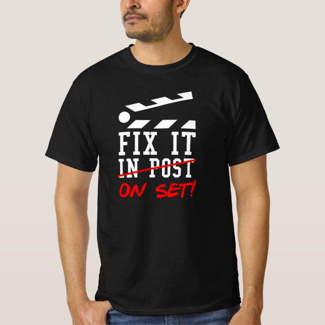 Camiseta Cinematógrafo Criador de Filmagem Oferece-o em Pos (Frente)