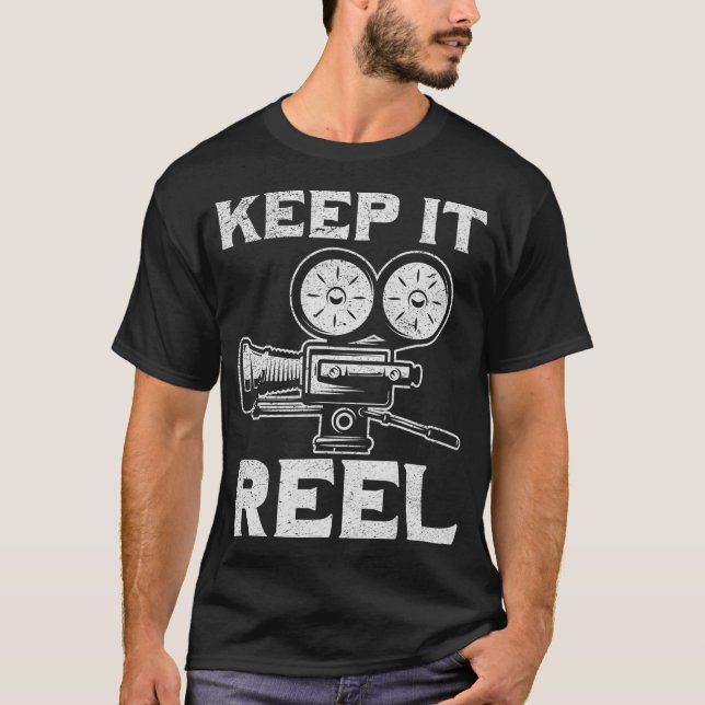 Camiseta Cinematógrafos dos produtores de filmes de tecnolo (Frente)