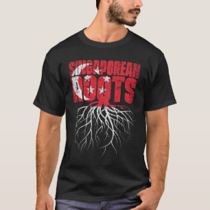 Camiseta Cingapura Raia Bandeira do Patrimônio de Singapura