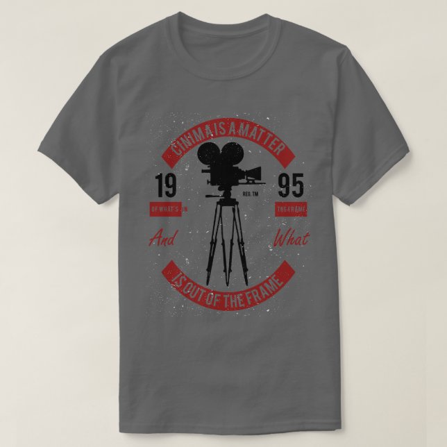 Camiseta Cinima Framing Say (Frente do Design)