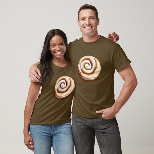 Camiseta Cinnamon Bun / Cinnamon Roll com Iching (Unissex)