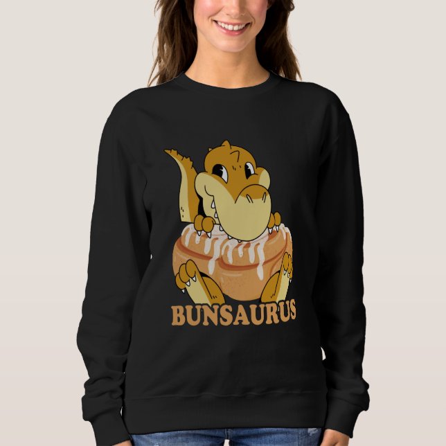 Camiseta Cinnamon Bun Dinosaur Sweet Pastry Dino Cinnamon R (Frente)