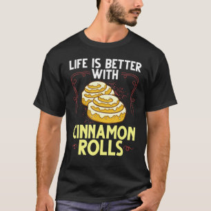 Camiseta Cinnamon Roll Buns Recebe Gluten Free Keto 3