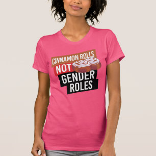CAMISETA CINNAMON ROLLS NÃO FUNÇÕES DE GÊNERO