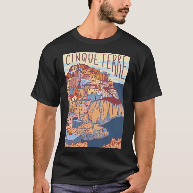Camiseta Cinque Terre Itália (Frente)