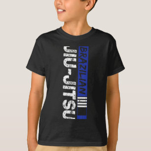 Camiseta Cinto Azul de Jiu-Jitsu Brasileiro Luta de BJJ MMA