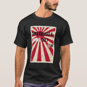 Camiseta Cinto Branco de Karatê Clássico Juvenil