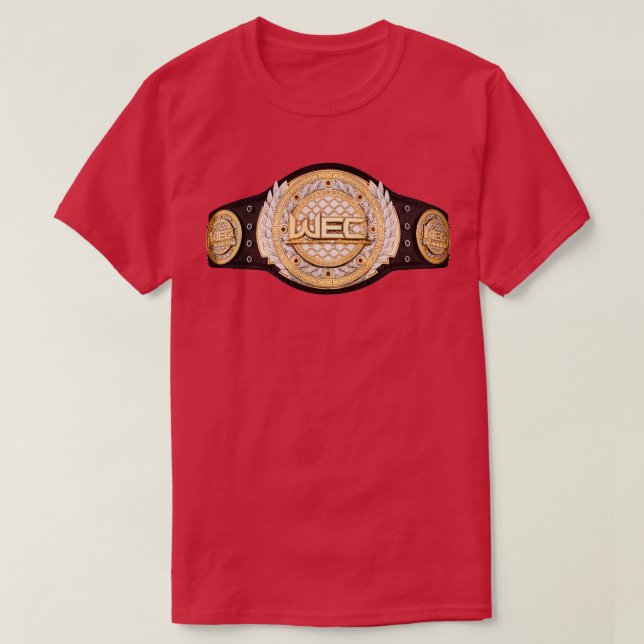 Camiseta Cinto campeão WEC (Frente do Design)