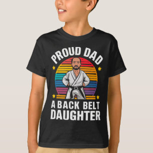 Camiseta Cinto de Pai Orgulhoso Filha Divertido Pai de Kara