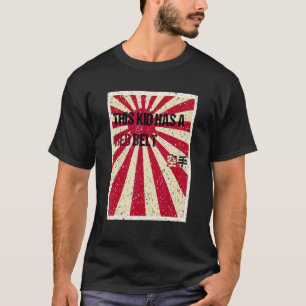 Camiseta Cinto Vermelho Juvenil de Karatê Clássico