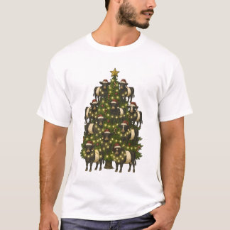 Camiseta Cinto Vintage Retro Galloway Belty Árvore de Natal