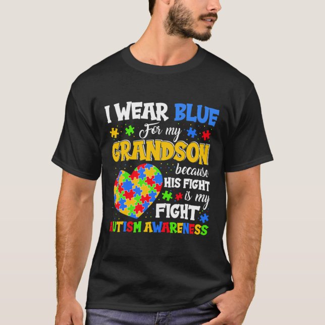 Camiseta Cintos de Segurança Todos Autismo Sensibilização M (Frente)