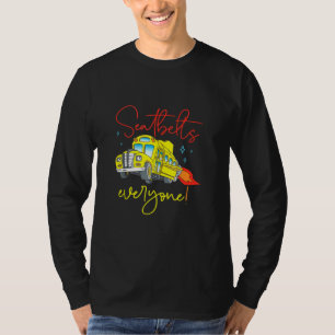 Camiseta Cintos De Segurança Todos Engraçados Mágico Motori