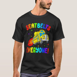 Camiseta Cintos De Segurança Todos Os Condutores De Ônibus