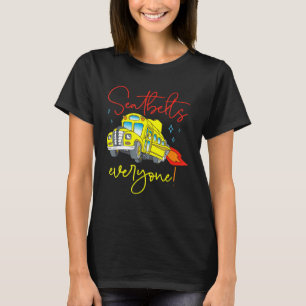 Camiseta Cintos De Segurança Todos Os Condutores De Ônibus
