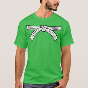 Camiseta Cintura branca Karate Kyokushin Wado Goju Shotokan