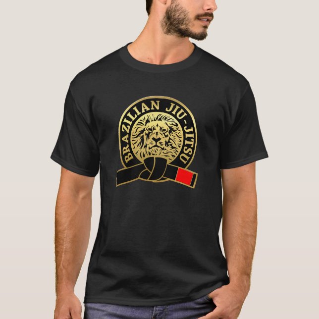 Camiseta Cintura Negra Dourada Jiu-Jitsu (Frente)