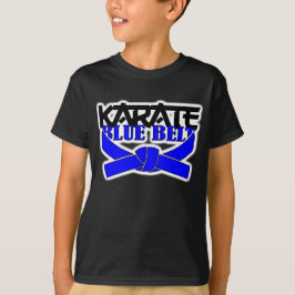 Camiseta Cinturão azul de Karate