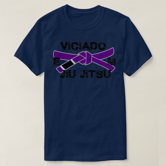 Camiseta Cinturão de roxo BJJ, Jiu Jitsu (Frente do Design)