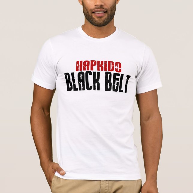 Camiseta Cinturão negro 3,1 de HAPKIDO (Frente)