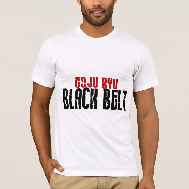 Camiseta Cinturão negro de Goju Ryu (Frente)