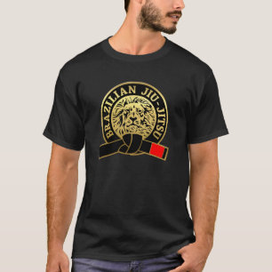 Camiseta Cinturão Negro Jiu-Jitsu Dourado