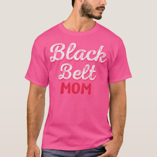 Camiseta Cinturão Negro Mãe Artes Marciais Engraçadas Carat