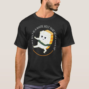 Camiseta Cinturão Preto Clássico É Um Cinturão Branco Karat