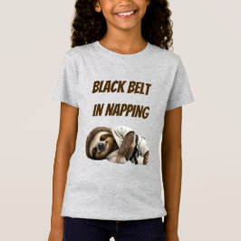 Camiseta Cinturão Preto em Preguiça de Preguiça