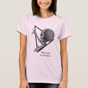 Camiseta Cinza, a verdade está lá fora