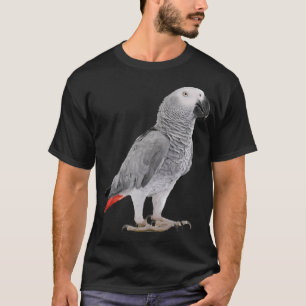 Camiseta Cinza africana Engraçada Pássaro Hoodie Mulheres M