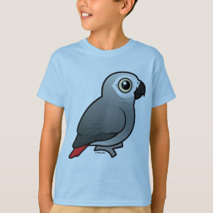 Camiseta Cinza africano de Congo