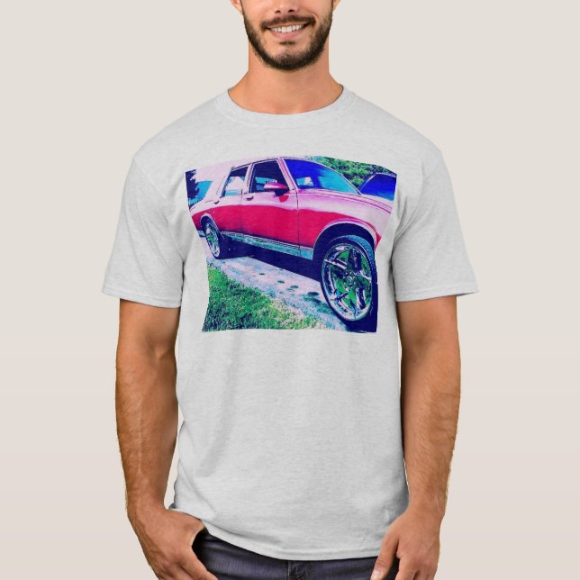 Camiseta Cinza alta de Chevy Ridin (Frente)