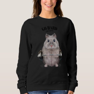 Camiseta Cinza Anã Anã Formação Muscular de Hamster Arranjo