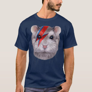 Camiseta Cinza anã Hamster com Red Lightning Bolt ativado