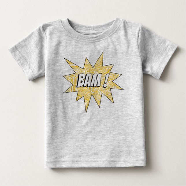 Camiseta Cinza BAM! Tee (Frente)
