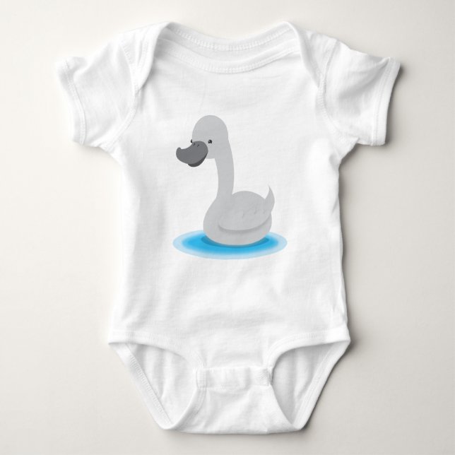 Camiseta Cinza bonito de Gosling da CISNE (Frente)