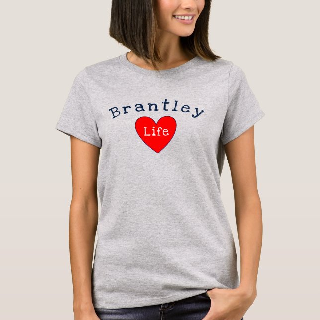 Camiseta Cinza Brantley Life (Frente)