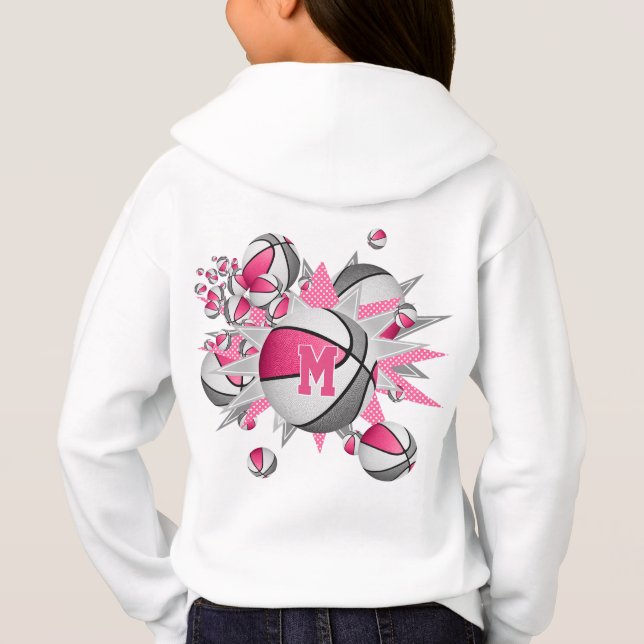 Camiseta cinza cor-de-rosa, esferas e estrelas (Verso)