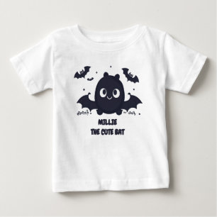 Camiseta Cinza Cute Kawaii Bat