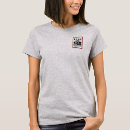 Camiseta cinza da Ag Society para mulheres