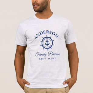 Camiseta Cinza da Sindicato da Família Helm Helm Anchor Az