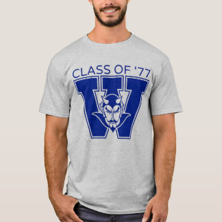 Camiseta Cinza da Turma de 1977 da Wa-Hi