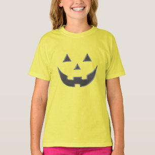 Camiseta Cinza das bruxas amarela Jack o lanterna abóbora 