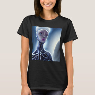 Camiseta cinza de área UAP 51 de OVNI alienígena fora deste