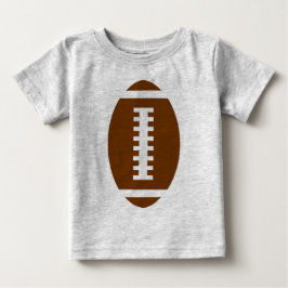 Camiseta CINZA DE BEBÊ DE FUTEBOL | Gráfico de futebol fron