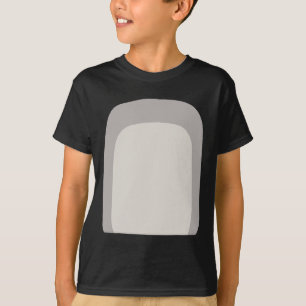 Camiseta Cinza de Cachorro Azul Cartoon Nominal Branca