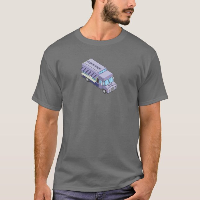 Camiseta Cinza de Equipes Taco Truck Mens (Frente)