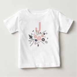 Camiseta Cinza De Motif Flor Com Pinta Preta Com Pinta Inic